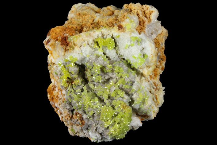 Vibrant Green Pyromorphite Crystal Cluster - China #132757